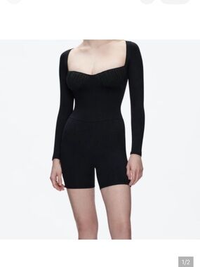 Tank Air Black Romeo Body Suit